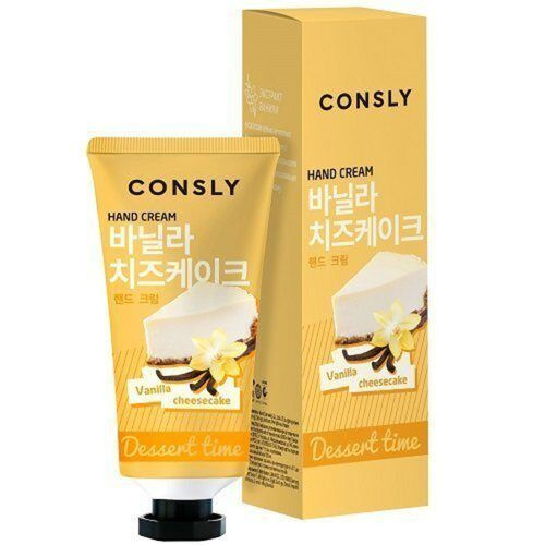 Крем для рук Consly Dessert Time с ароматом ванильного чизкейка, 100 мл