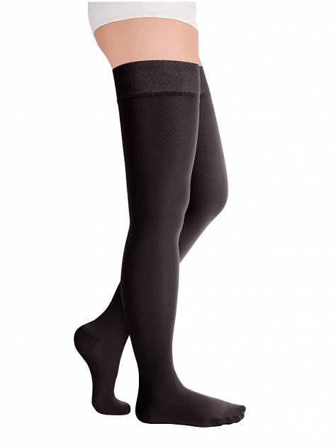 Чулки компрессионные на широкое бедро (закрытый носок) 2 класс Idealista ID-300W