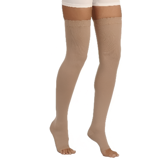 Чулки компрессионные с открытым носком, ТК.230, 2 класс