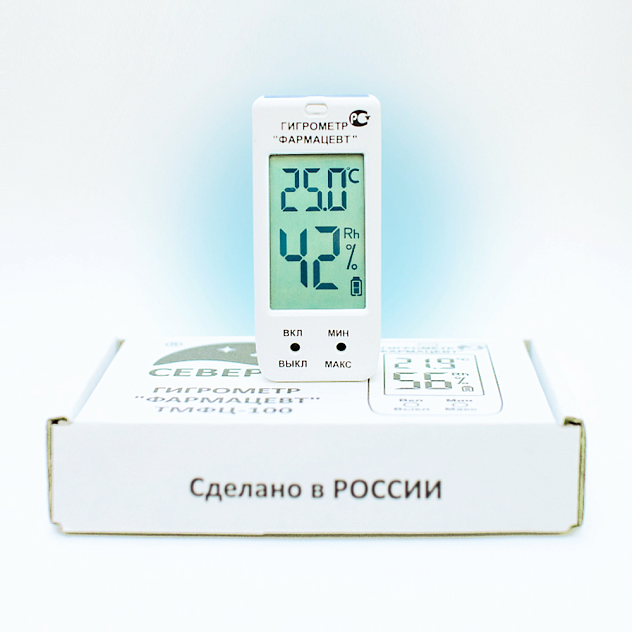 Термогигрометр Фармацевт ТМФЦ-100